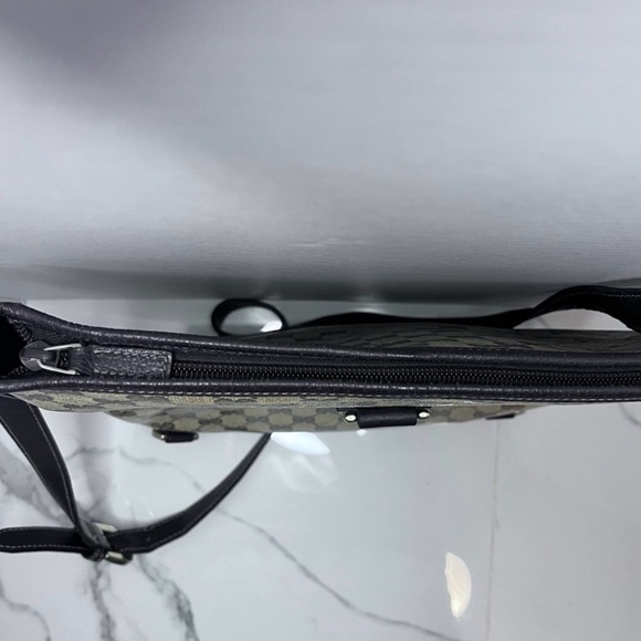 Sale ‼️Gucci Tan and Brown Monogram Shoulder Bag - Picture 9 of 15